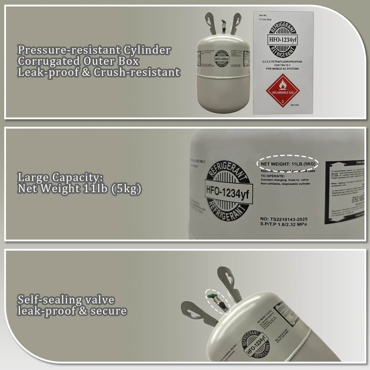 R1234yf — product features